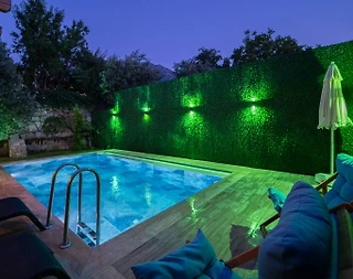 Fethiye Ölüdeniz'de Doğa İle İç İçe, Özel Havuzlu, Konforlu Bungalov - 5