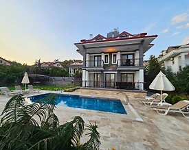 Fethiye Ölüdeniz'de Doğa İle İç İçe, Özel Havuzlu, Modern Villa - 3