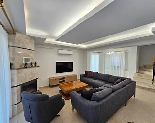 Fethiye Ölüdeniz'de Doğa İle İç İçe, Özel Havuzlu, Modern Villa - 4