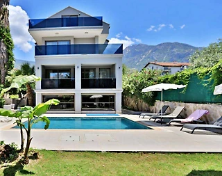 Fethiye Ölüdeniz'de Doğa Manzaralı, Özel Havuzlu, Bahçeli Villa - 2