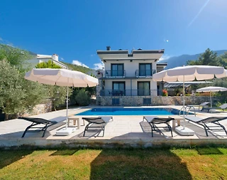 Fethiye Ölüdeniz'de Doğa Manzaralı, Özel Havuzlu, Lüks Villa - 4
