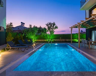 Fethiye Ölüdeniz'de Eşsiz Doğa Manzaralı, Özel Havuzlu, Lüks Villa - 4