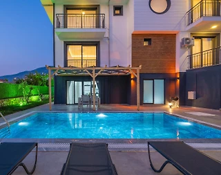 Fethiye Ölüdeniz'de Eşsiz Doğa Manzaralı, Özel Havuzlu, Lüks Villa - 2
