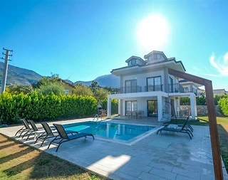 Fethiye Ölüdeniz'de Doğayla İç İçe, Özel Havuzlu, Bahçeli Villa - 5