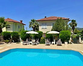 Fethiye Ölüdeniz'de Elverişli Konumda, Özel Havuzlu, 3+1 Villa - 3