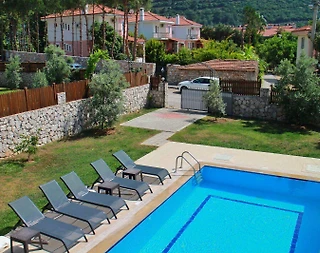 Fethiye Ölüdeniz'de Elverişli Konumda, Özel Havuzlu, Ferah Villa - 4