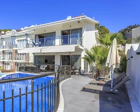Fethiye Ölüdeniz'de Elverişli Konumda, Özel Havuzlu, Dubleks Villa - 3