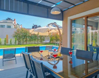 Fethiye Ölüdeniz'de Elverişli Konumda, Özel Havuzlu, Modern Villa - 5