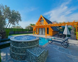 Fethiye Ölüdeniz'de Enfes Doğada, Özel Havuzlu, Kiralık Bungalov - 2