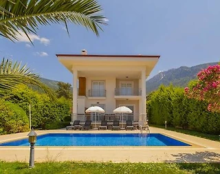 Fethiye Ölüdeniz'de Ferah Bahçe İçerisinde, Özel Havuzlu, 4+1 Villa - 1