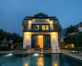 Fethiye Ölüdeniz'de Geniş Ailelere Uygun, Özel Havuzlu, 3+1 Villa - 2
