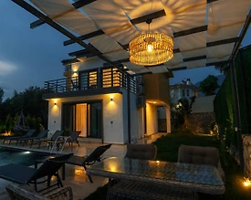 Fethiye Ölüdeniz'de Geniş Ailelere Uygun, Özel Havuzlu, 3+1 Villa - 3