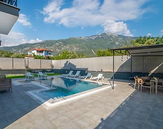 Fethiye Ölüdeniz'de Büyük Ailelere Uygun, Özel Havuzlu, 4+1 Villa - 3