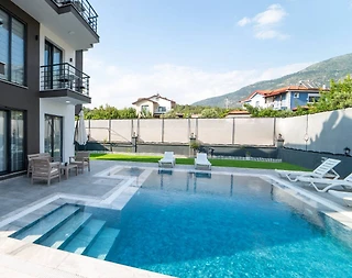 Fethiye Ölüdeniz'de Büyük Ailelere Uygun, Özel Havuzlu, 4+1 Villa - 4
