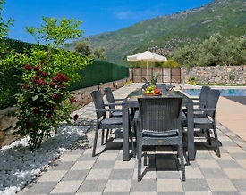 Fethiye Ölüdeniz'de Geniş Ailelere Uygun, Özel Havuzlu, 4+1 Villa - 3