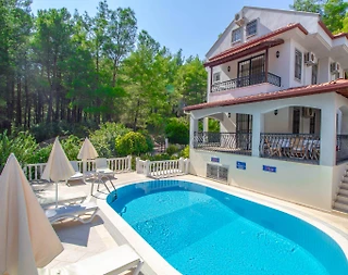 Fethiye Ölüdeniz'de Geniş Ailelere Uygun, Özel Havuzlu, 5+1 Villa - 1