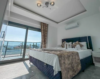 Fethiye Ölüdeniz'de Geniş Ailelere Uygun, Özel Havuzlu, Bahçeli Villa - 5