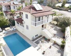 Fethiye Ölüdeniz'de Geniş Ailelere Uygun, Özel Havuzlu, 4+1 Villa - 3