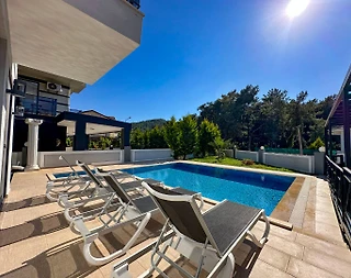 Fethiye Ölüdeniz'de Geniş Ailelere Uygun, Özel Havuzlu, Lüks Villa - 3