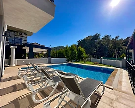 Fethiye Ölüdeniz'de Geniş Ailelere Uygun, Özel Havuzlu, Lüks Villa - 3