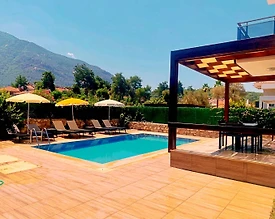 Fethiye Ölüdeniz'de Geniş Ailelere Uygun, Özel Havuzlu, Otantik Villa - 3