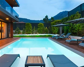 Fethiye Ölüdeniz'de Tasarımıyla Büyüleyen, Özel Havuzlu, Kiralık Villa - 3