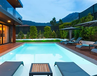 Fethiye Ölüdeniz'de Tasarımıyla Büyüleyen, Özel Havuzlu, Şık Villa - 3