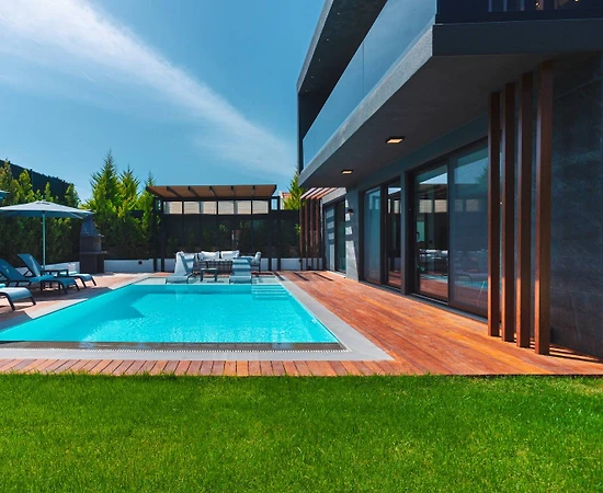 Fethiye Ölüdeniz'de Tasarımıyla Büyüleyen, Özel Havuzlu, Kiralık Villa - 1