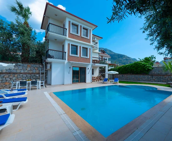 Fethiye Ölüdeniz'de Geniş Alanlara Sahip, Özel Havuzlu, Kiralık Villa  - 1