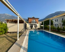 Fethiye Ölüdeniz'de Geniş Alanlara Sahip, Özel Havuzlu, Modern Villa - 3