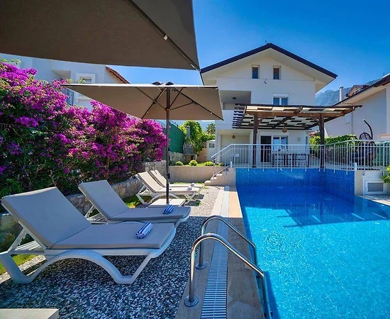 Fethiye Ölüdeniz'de Geniş Alanlara Sahip, Özel Havuzlu, Kiralık Villa - 1