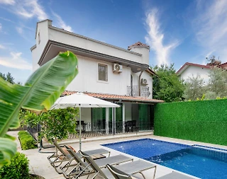 Fethiye Ölüdeniz'de Huzurlu Doğada, Özel Havuzlu, Lüks Villa - 4