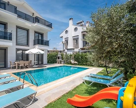 Fethiye Ölüdeniz'de Kalabalık Ailelere Uygun, Özel Havuzlu, 4+1 Villa - 3