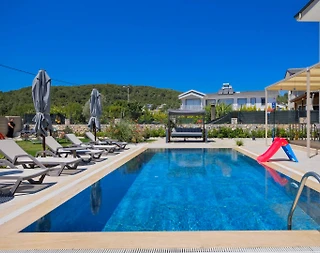 Fethiye Ölüdeniz'de Kalabalık Ailelere Uygun, Özel Havuzlu, 4+1 Villa - 5