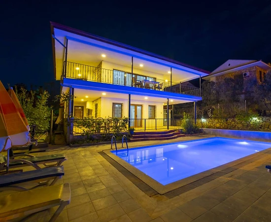 Fethiye Ölüdeniz'de Kalabalık Ailelere Uygun, Özel Havuzlu, 5+1 Villa - 1