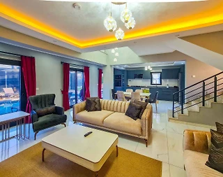 Fethiye Ölüdeniz'de Kalabalık Ailelere Uygun, Özel Havuzlu, 5+1 Villa - 4
