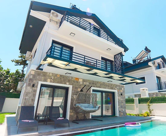 Fethiye Ölüdeniz'de Kalabalık Ailelere Uygun, Özel Havuzlu, 6 Kişilik Villa - 1