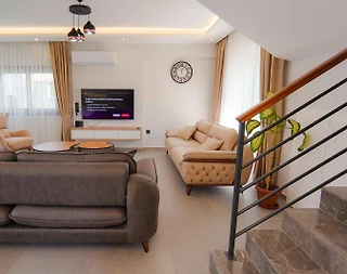 Fethiye Ölüdeniz'de Kalabalık Ailelere Uygun, Özel Havuzlu, 6 Kişilik Villa - 5