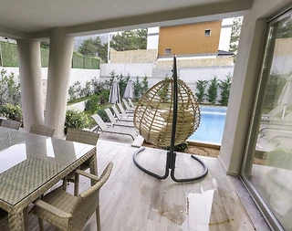 Fethiye Ölüdeniz'de Kalabalık Ailelere Uygun, Özel Havuzlu, 7 Kişilik Villa - 5