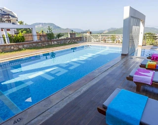 Fethiye Ölüdeniz'de Kalabalık Ailelere Uygun, Özel Havuzlu, Lüks Villa - 3