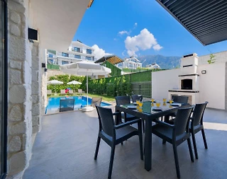 Fethiye Ölüdeniz'de Kalabalık Ailelere Uygun, Özel Havuzlu, Lüks Villa - 4