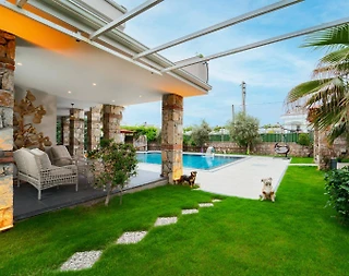 Fethiye Ölüdeniz'de Kalabalık Ailelere Uygun, Özel Havuzlu, Lüks Villa - 5