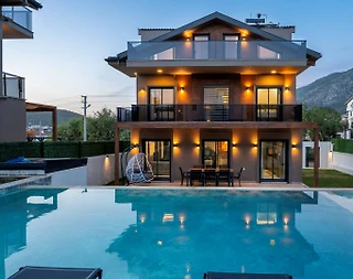 Fethiye Ölüdeniz'de Kalabalık Ailelere Uygun, Özel Havuzlu, Lüks Villa - 1