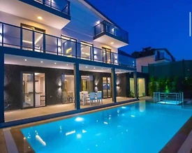 Fethiye Ölüdeniz'de Kalabalık Ailelere Uygun, Özel Havuzlu, Lüks Villa - 2