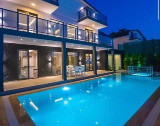 Fethiye Ölüdeniz'de Kalabalık Ailelere Uygun, Özel Havuzlu, Lüks Villa - 2