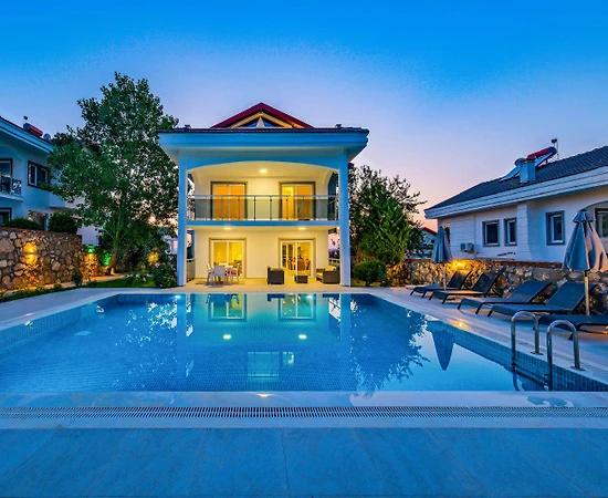 Fethiye Ölüdeniz'de Kalabalık Ailelere Uygun, Özel Havuzlu, Lüks Villa - 1