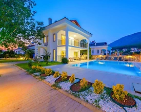 Fethiye Ölüdeniz'de Kalabalık Ailelere Uygun, Özel Havuzlu, Lüks Villa - 3