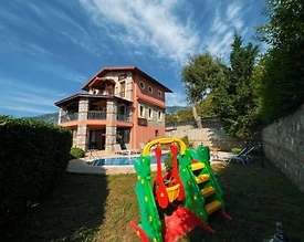 Fethiye Ölüdeniz'de Kalabalık Ailelere Uygun, Özel Havuzlu, Taş Villa - 3