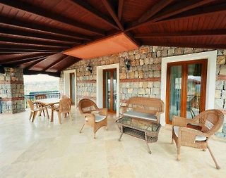 Fethiye Ölüdeniz'de Kalabalık Ailelere Uygun, Özel Havuzlu, Taş Villa - 4