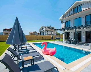 Fethiye Ölüdeniz'de Huzur Dolu Doğada, Özel Havuzlu, Lüks Villa - 5